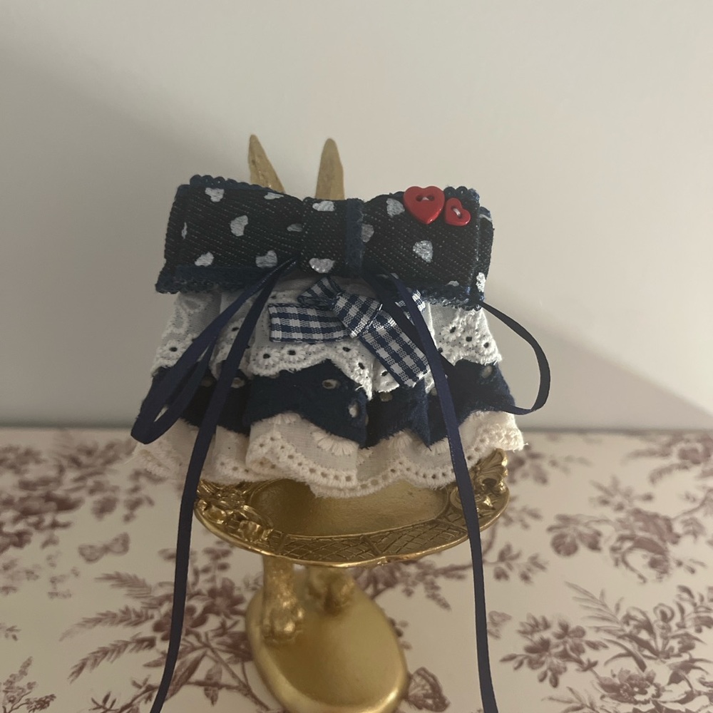 Heart Patterned Kids Hair Bow